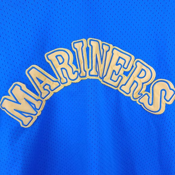 Mitchell & Ness Mariners Griffey Jr 24 Jersey Mens Medium Blue - Picture 3 of 6